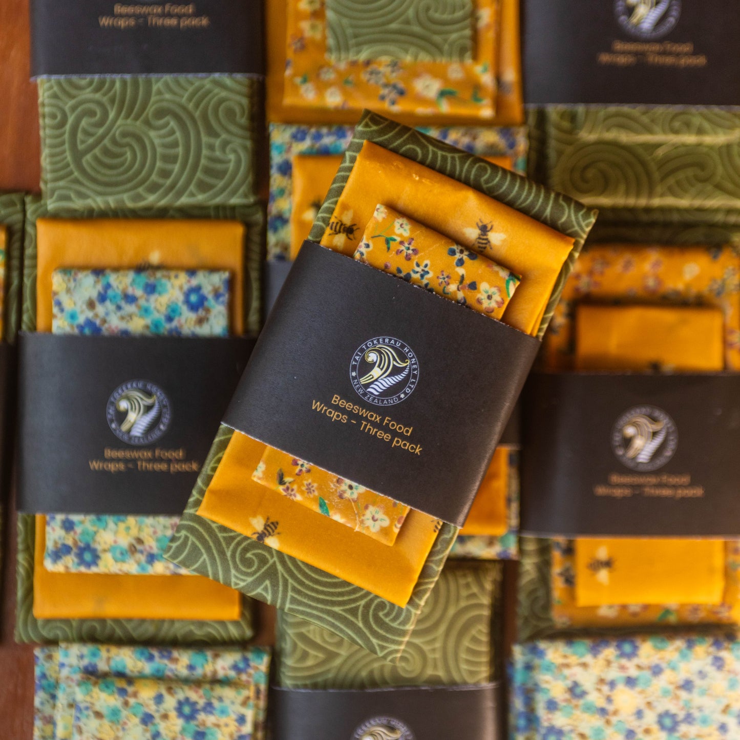 Beeswax Food Wraps - Three-pack