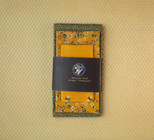 Beeswax Food Wraps - Three-pack